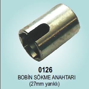 0126-BOBİN SÖKME ANAHTARI (27 MM YARIKLI)